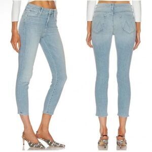 Mother The Looker Crop Skinny Jeans Swimming Pool Sunday Women’s 29 Light Wash